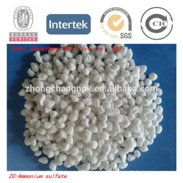 Agriculture Fertilizer white Granular N21% ammonium sulphate